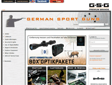 Tablet Screenshot of german-sport-guns.com